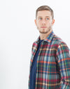 Riccardo Button-Up in Plaid Multi