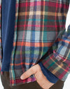 Riccardo Button-Up in Plaid Multi