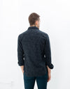 Western Arkansas Button-Up in Dark Hash Floral