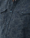 Western Arkansas Button-Up in Dark Hash Floral