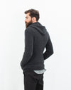 Pill Zip Sweater in Anthracite