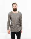 Extra Long Sleeve Sweater in Cavern