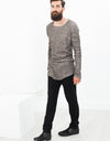 Extra Long Sleeve Sweater in Cavern