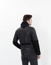 Prince Leather Field Jacket in Meteor