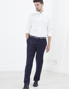 Sinclair Trouser in Navy Stripe