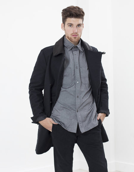 Taban Coat in Black