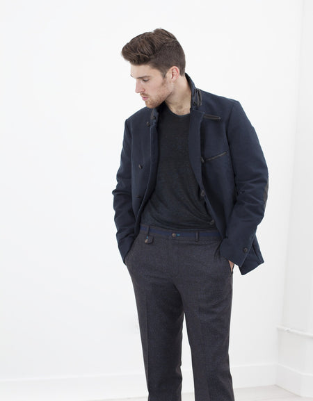 Taurin Jacket in Navy