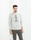 Vintage Sweatshirt in Light Grey