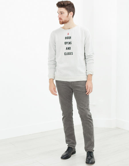 Vintage Sweatshirt in Light Grey