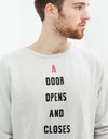 Vintage Sweatshirt in Light Grey