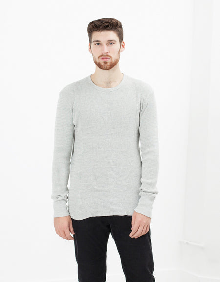 Waffle Knit Long Sleeve Tee