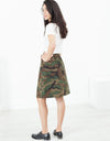 Military Skirt in Camo