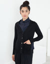 Square Cardigan in Black