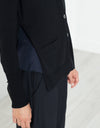 Square Cardigan in Black