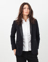 Shawl Collar Blazer in Black