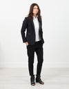 Shawl Collar Blazer in Black