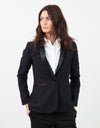 Shawl Collar Blazer in Black