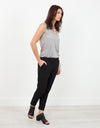 Stretch Fitted Pant in Black