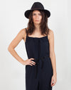 Sleeveless Jumpsuit in Navy