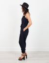 Sleeveless Jumpsuit in Navy