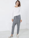 Stretch Tee in Milk