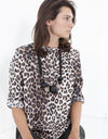 Madame L Blouse in Leopard