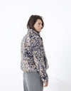 Deione Coat in Graphite Floral