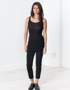 Easy Ribbed Tank in Black