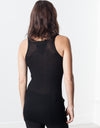 Easy Ribbed Tank in Black