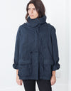Marquee Coat in Steel
