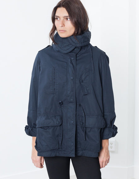 Marquee Coat in Steel