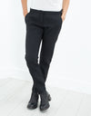 Side Zip Slim Pant in Black