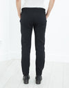 Side Zip Slim Pant in Black