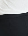 Side Zip Slim Pant in Black