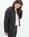 Camelia Reversible Jacket in Black/Red