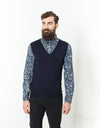 Basic Gilet in Navy