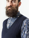 Basic Gilet in Navy