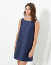A-Line Mini Dress in Blue