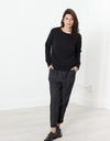 Loopwheeler Sweatshirt in Black