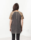 Leather Front Tunic