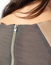 Leather Front Tunic