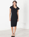 Asymmetric Dress in Black