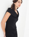 Asymmetric Dress in Black
