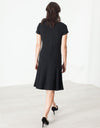 Lined Silhouette Dress in Black