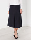 Tulle Pleat Skirt in Navy