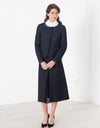 Weave Jacket in Black/Blue