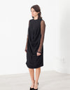 Net Dress in Black