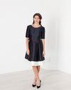 Tie Dress in Navy