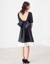Tie Dress in Navy