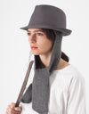 Kate Hat in Steel Grey